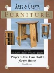 Tapa de Arts and Crafts Furniture (Books for Craftsmen)
