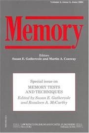 Tapa de Memory Tests And Techniques