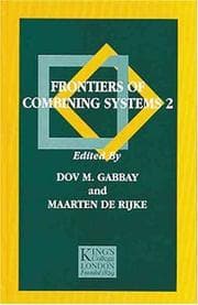 Tapa de Frontiers of combining systems 2