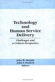 Tapa de Technology and Human Service Delivery