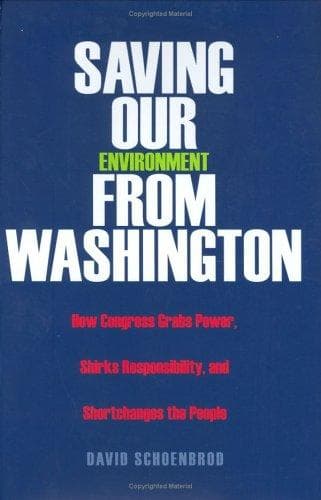 Tapa de Saving Our Environment from Washington