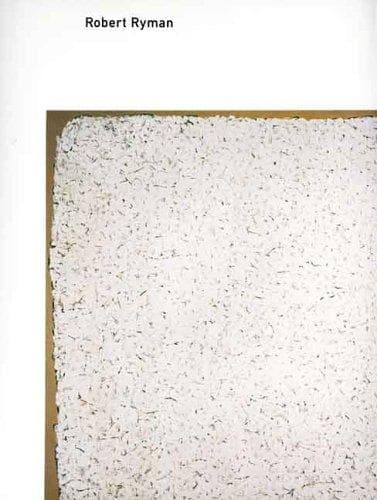 Tapa de Robert Ryman