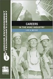 Tapa de Careers in the HVAC Industry (Indoor Environment Technician's Library)