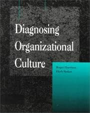 Tapa de Diagnosing Organizational Culture Instrument