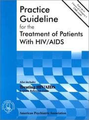 Tapa de Practice guideline for the treatment of patients with HIV/AIDS