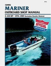 Tapa de Mariner Outboard Shop Manual