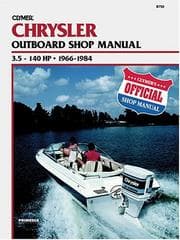 Tapa de Chrysler outboard shop manual, 3.5-140 HP, 1966-1984