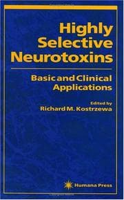 Tapa de Highly selective neurotoxins