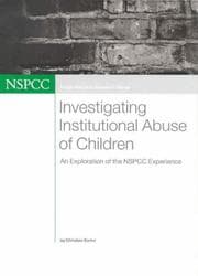Tapa de Investigating Institutional Abuse of Children (Policy, Practice, Research)