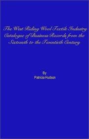 Tapa de The West Riding wool textile industry