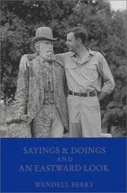 Tapa de Sayings & doings ; and, An eastward look