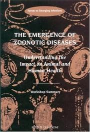 Tapa de Emergence of Zoonotic Diseases