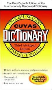 Tapa de Diccionario español/inglés - inglés/español