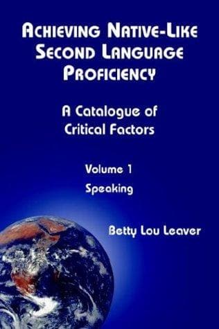 Tapa de Achieving native-like second-language proficiency