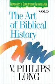 Tapa de The art of biblical history