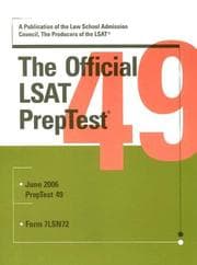 Tapa de The Official LSAT PrepTest 49 (Official LSAT PrepTest)