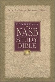 Tapa de Zondervan Nasb Study Bible