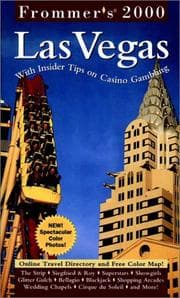 Tapa de Frommer's Las Vegas 2000 (City Annual)