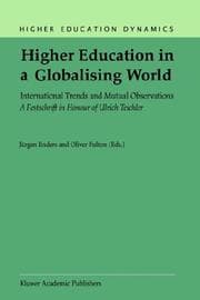Tapa de Higher education in a globalising world