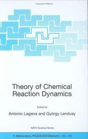 Tapa de Theory of chemical reaction dynamics