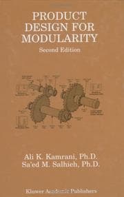 Tapa de Product design for modularity