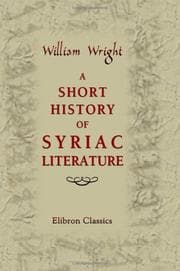 Tapa de A Short History of Syriac Literature