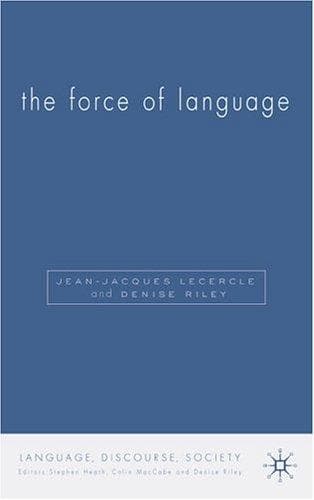 Tapa de The force of language