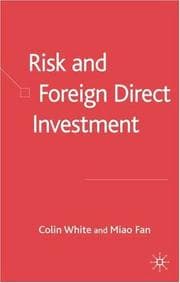 Tapa de Risk and foreign direct investment