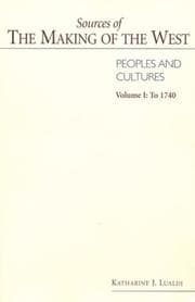 Tapa de Sources of The Making of West: Volume I