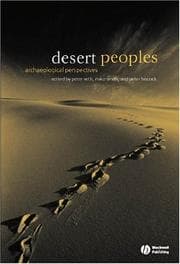Tapa de DESERT PEOPLES: ARCHAEOLOGICAL PERSPECTIVES; ED. BY PETER VETH