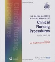 Tapa de The Royal Marsden Hospital Manual of Clinical Nursing Procedures