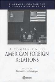 Tapa de A companion to American foreign relations