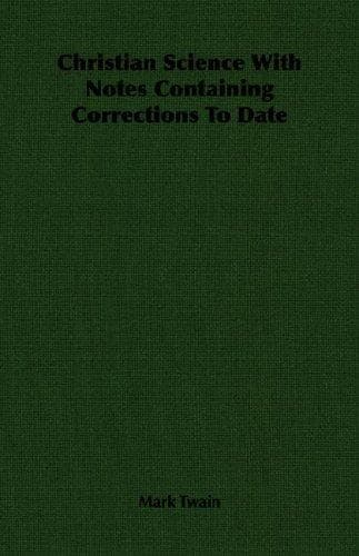 Tapa de Christian Science With Notes Containing Corrections To Date