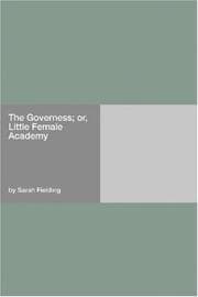 Tapa de The governess, or, Little female academy