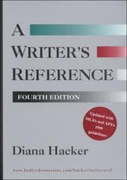 Tapa de A Writer's Reference
