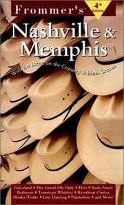 Tapa de Frommer's Nashville and Memphis