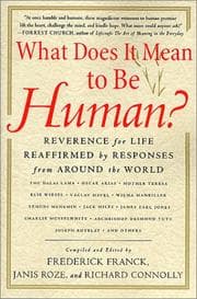Tapa de What does it mean to be human?
