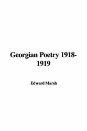 Tapa de Georgian Poetry 1918-1919