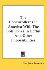 Tapa de The Hohenzollerns In America