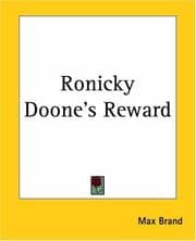 Tapa de Ronicky Doone's Reward