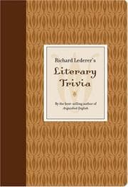Tapa de Richard Lederer's literary trivia