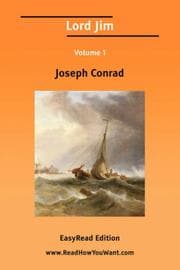 Tapa de Lord Jim Volume 1