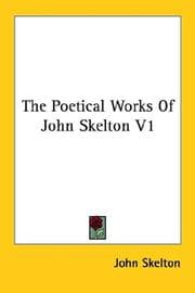 Tapa de The Poetical Works Of John Skelton