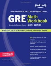 Tapa de Kaplan GRE Math Workbook