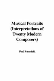 Tapa de Musical Portraits (Interpretations of Twenty Modern Composers) (Interpretations of Twenty Modern Composers)