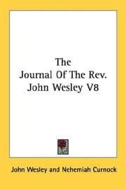Tapa de The Journal Of The Rev. John Wesley V8