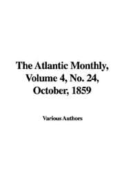 Tapa de The Atlantic Monthly, Volume 4, No. 24, October, 1859