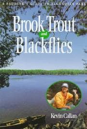 Tapa de Brook trout and blackflies