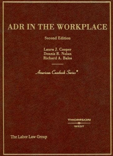Tapa de ADR in the workplace