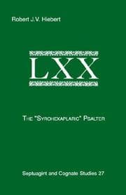 Tapa de The " Syrohexaplaric" psalter